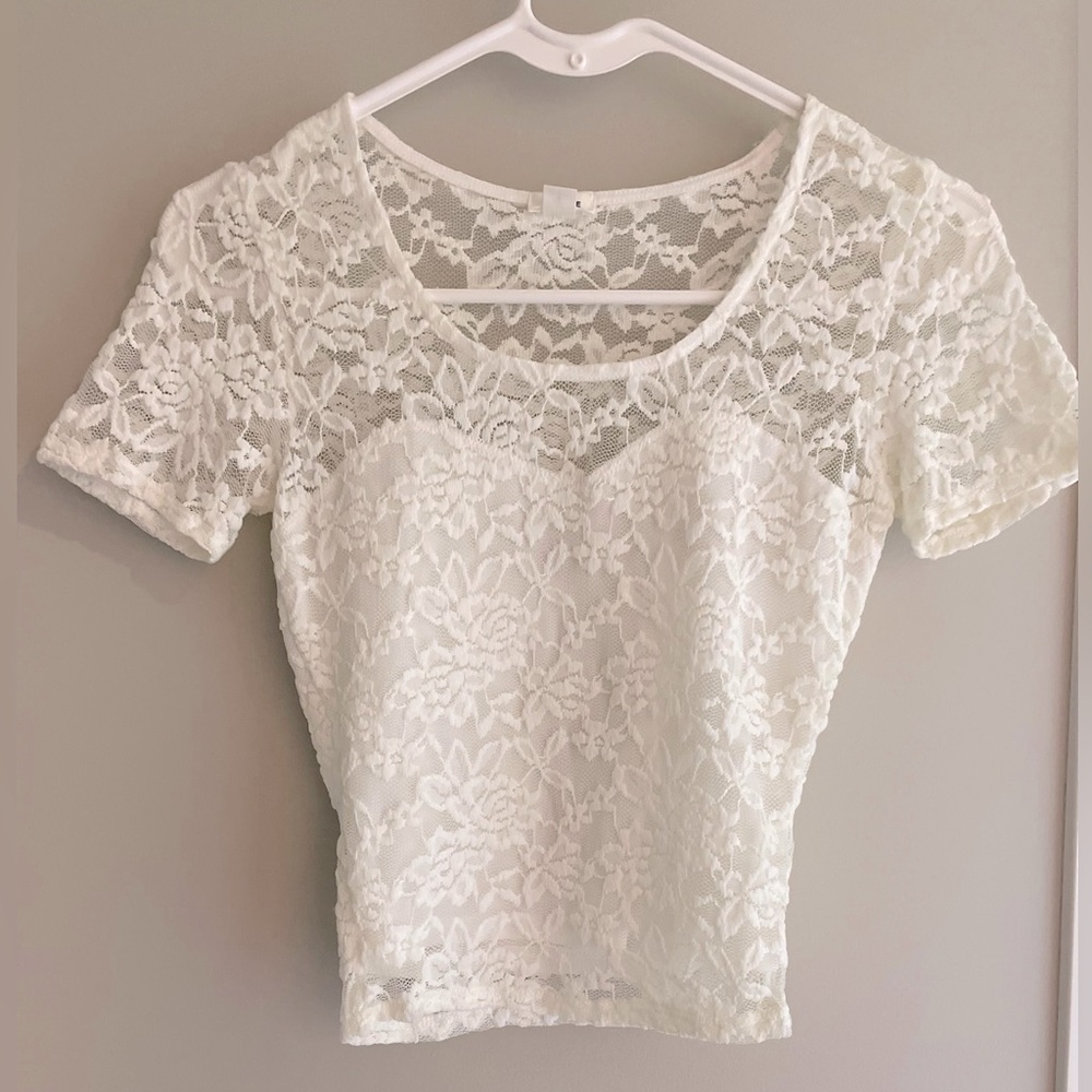XS Garage Crop Top. Never worn!